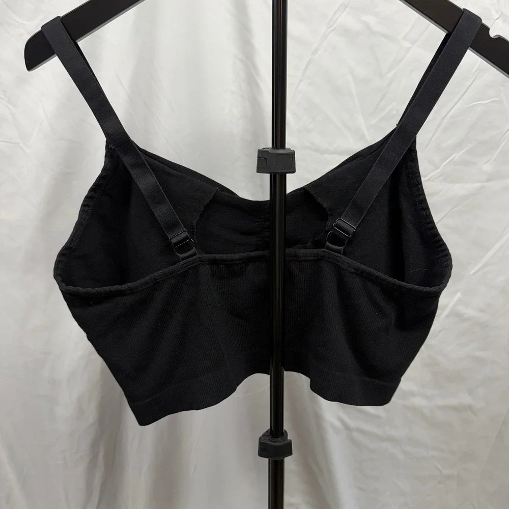 Kindred Bravely Lg Busty Sublime Hands-Free Pumping Lounge & Sleep Bra In Black